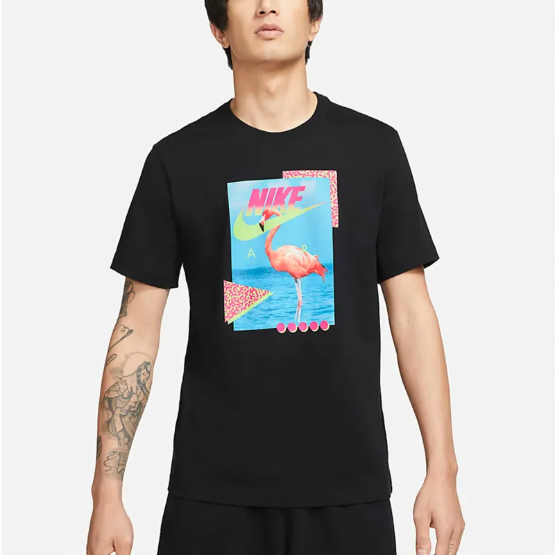 Nike Set-in Sleeve T-Shirt Men's Black-3