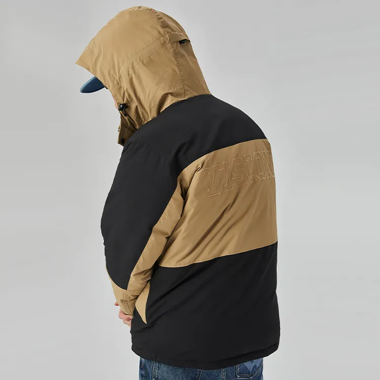 Vision Street Wear Down Jacket Unisex Khaki-2
