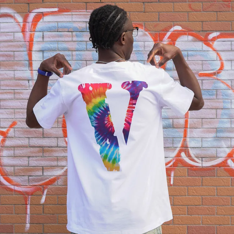 VLONE Tie dye Series T Shirts Unisex White-3