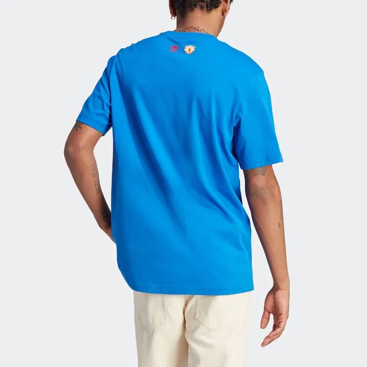 Adidas Originals T Shirt Men's Blue-2