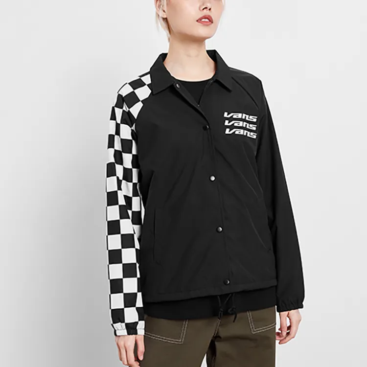 Vans Thanks Coach Jacket Women's Black-4