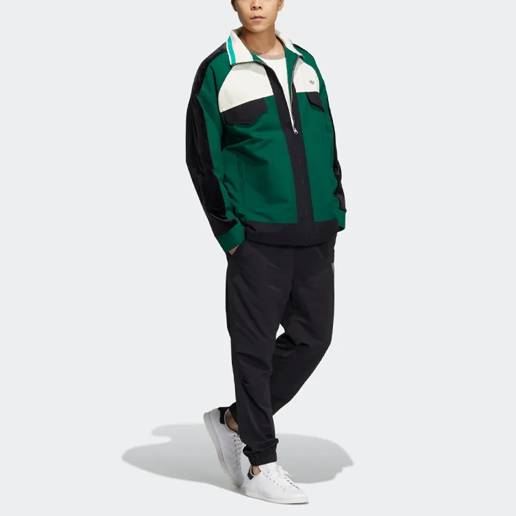Adidas Originals Jackets Men Dark Green-3