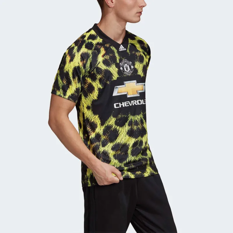 Adidas MANCHESTER UNITED THEATRE OF DREAMS Soccer Jerseys Men Lemon-5