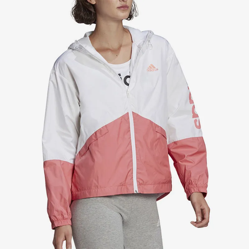 Adidas Jacket Women's White Pink Multicolor-1