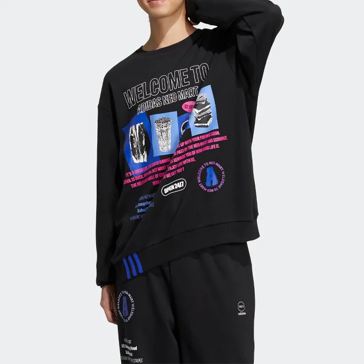 Adidas Neo Sweatshirts Unisex Black-2