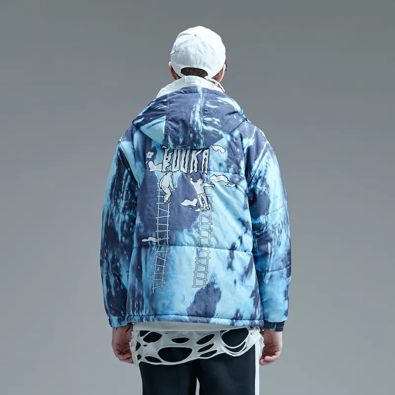 Guuka Puffer Jacket Unisex Blue-6