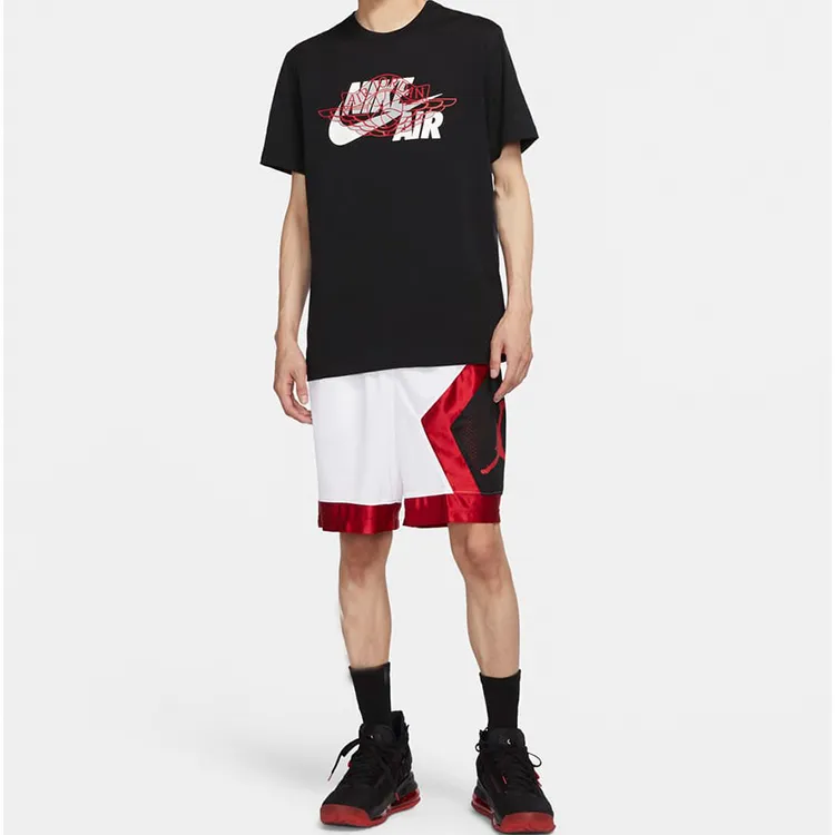 Jordan Air T Shirts Men Black-3