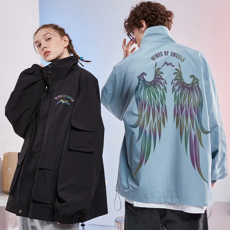 SANSYAS Loose Fit Jacket Unisex-7