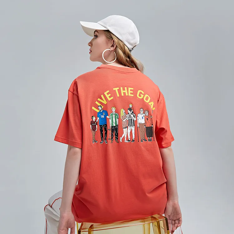 Kappa x Goalstudio Crew Neck Fitted Straight Short Sleeved T Shirt Unisex-11