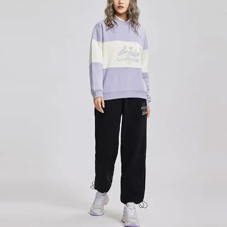 LiNing x Disney Knitted Sports Pants Women's Black-2