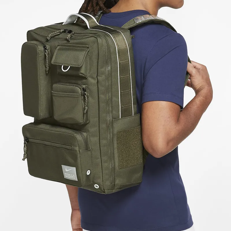 Nike Fabric Backpack Regular Unisex Khaki Green/Mica Green-6