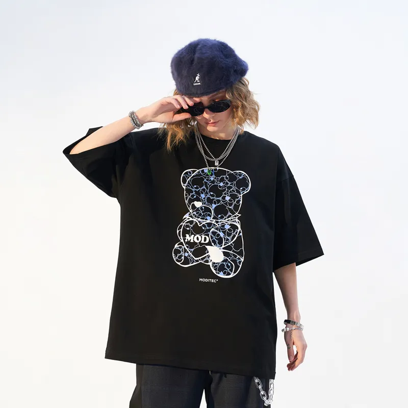 MODITEC Straight T-Shirt Unisex Black-2
