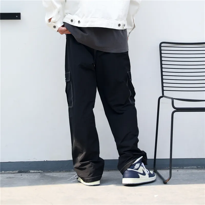STNW Cargo Pants Unisex Black-4