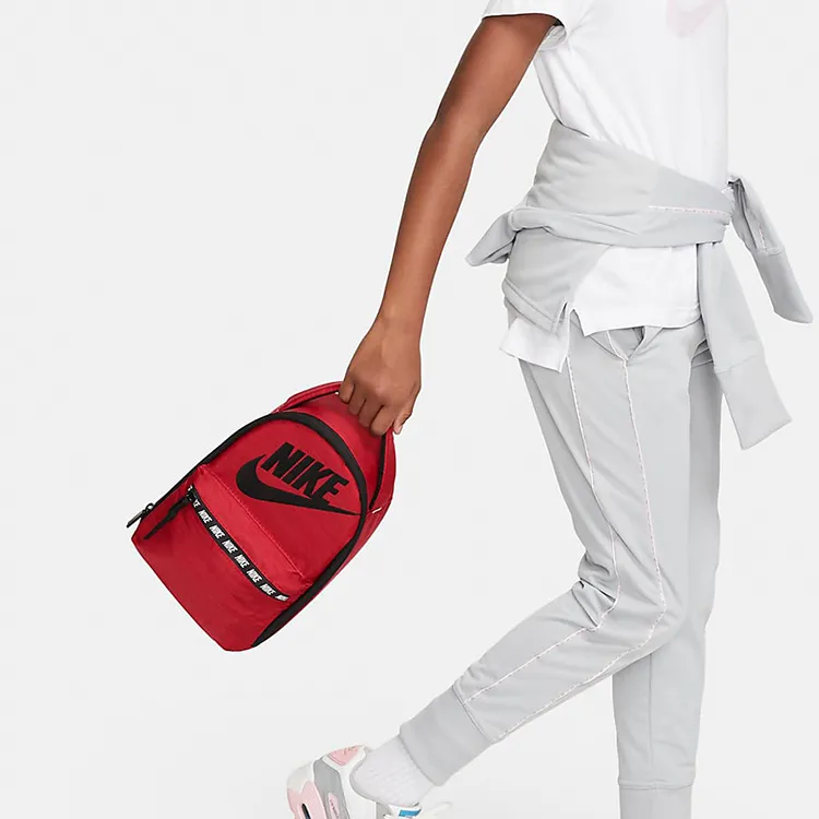 Nike Polyester Lunch Bag Handbag Regular Men's Red-4