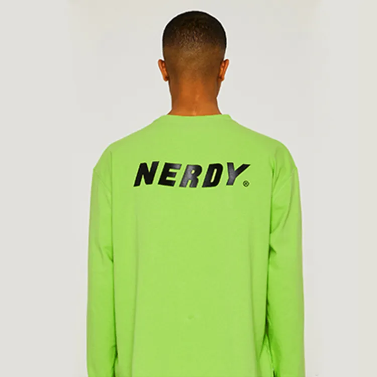 NERDY T Shirt Unisex Avocado Green-4