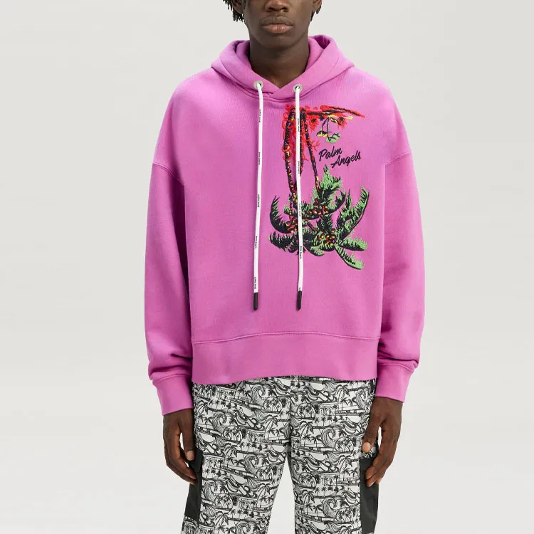 PALM ANGELS Upsidedown Palm Hoodie-2