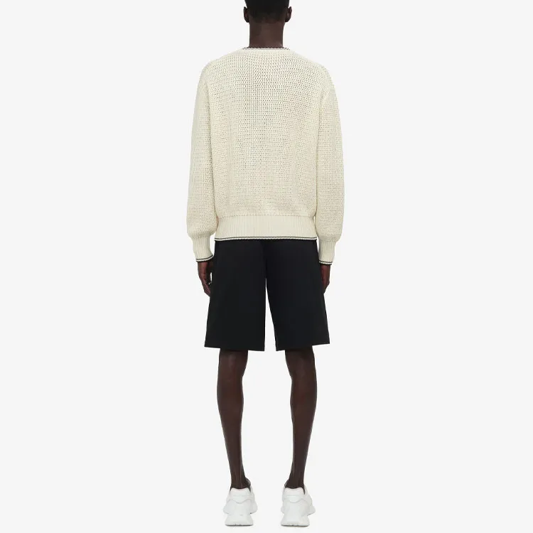 Alexander McQueen Logo Embroidered Sweater-3