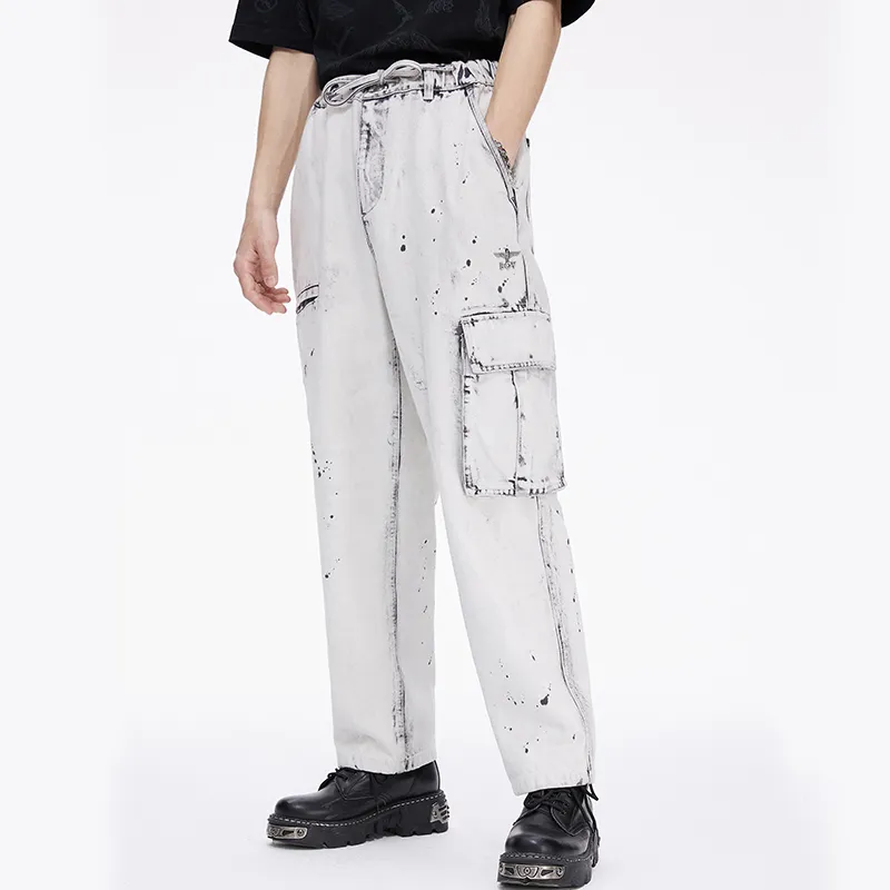 Boy London FW21 Jeans Unisex White-4