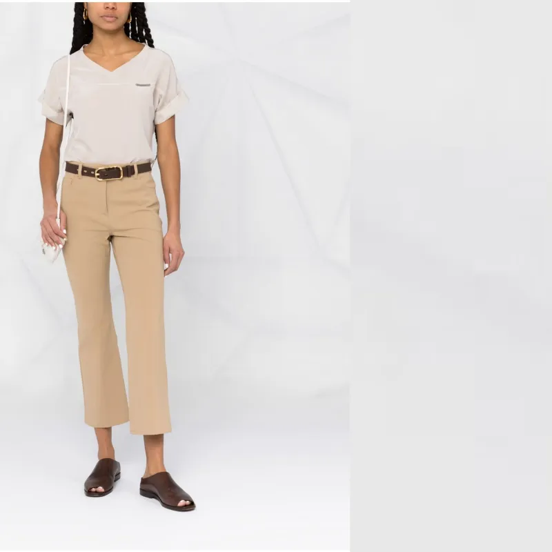 THEORY Casual Pants Women's Khaki-1