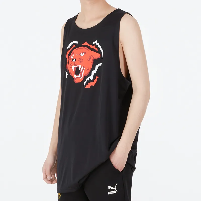 PUMA Tank Tops Men Black-4