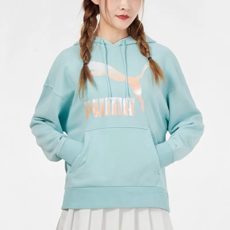 PUMA Sweatshirts Women's Blue-2