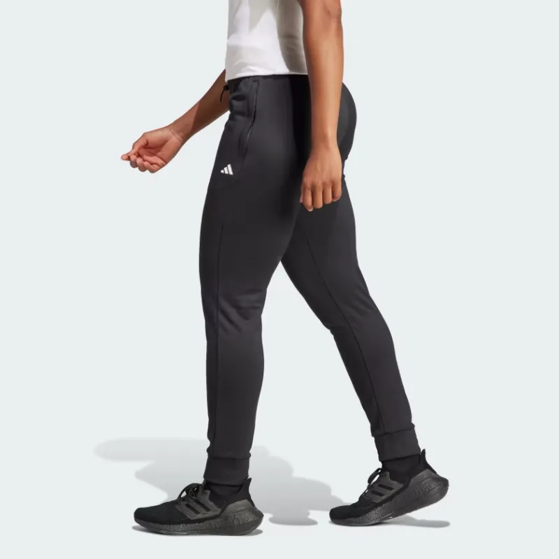 Adidas AEROREADY Knitted Sweatpants Women's Black-2