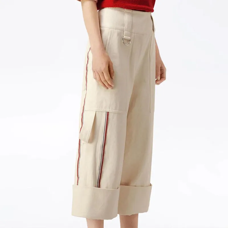 Burberry Cargo Pants Women's White-9