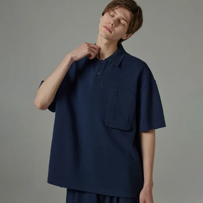 TIKIMOMOKA City Walking Series Polo Shirts Unisex-3