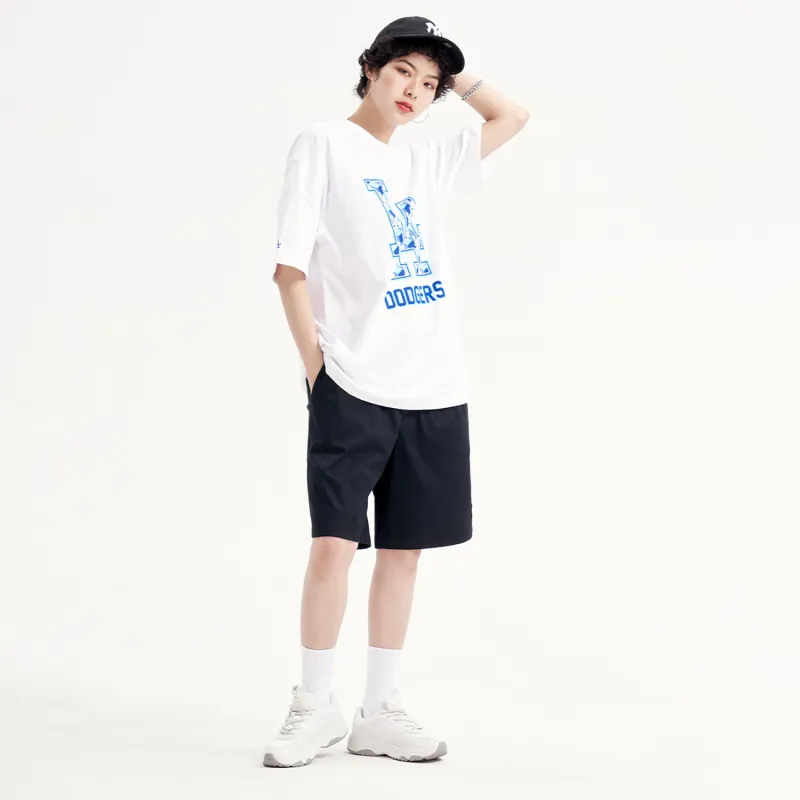 MLB Drop Shoulder Sleeve T-Shirt Unisex Ecru-3