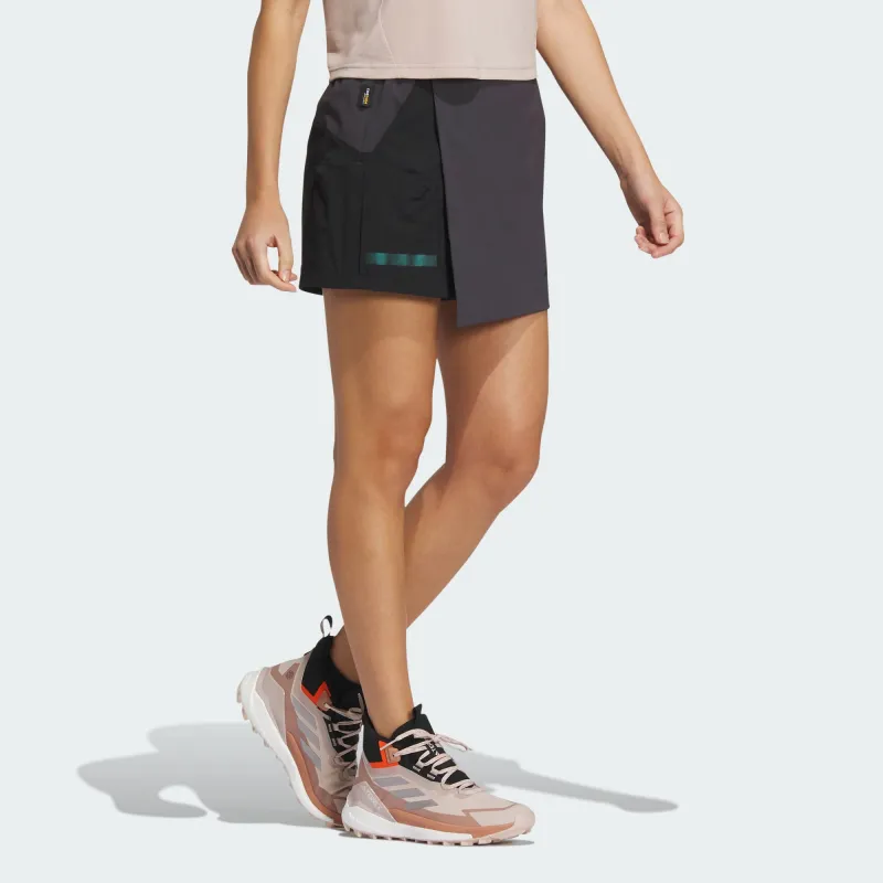 Adidas Casual Short Skirts Women's Black-3