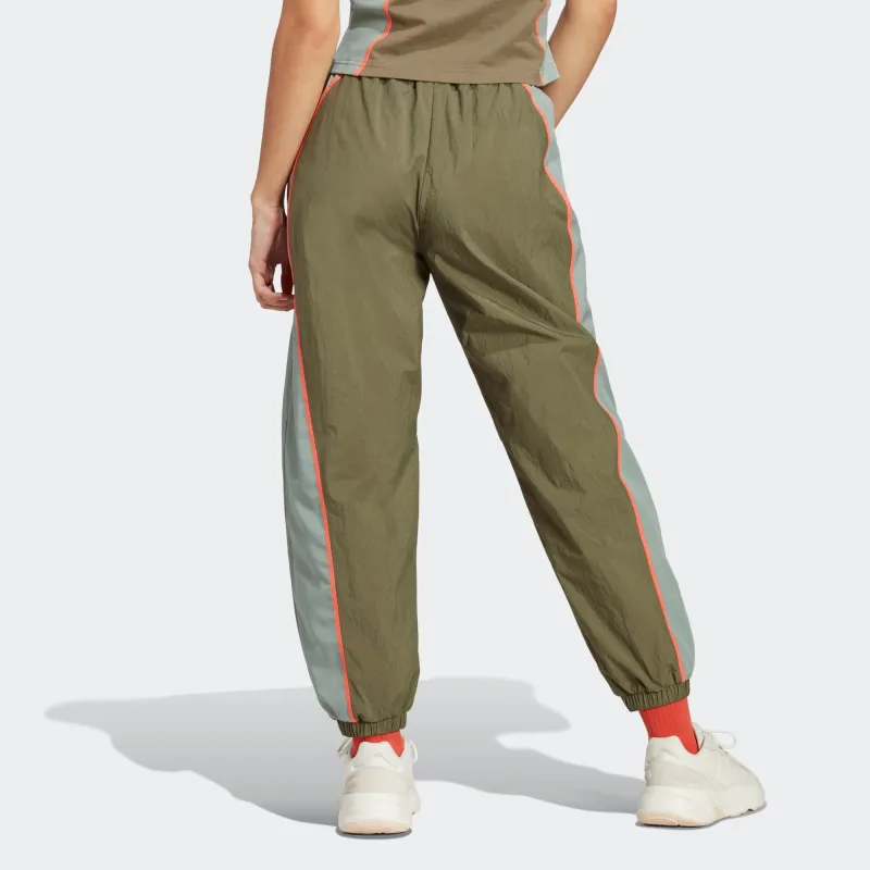 Adidas Casual Pants Women's Strata Olive Green-3