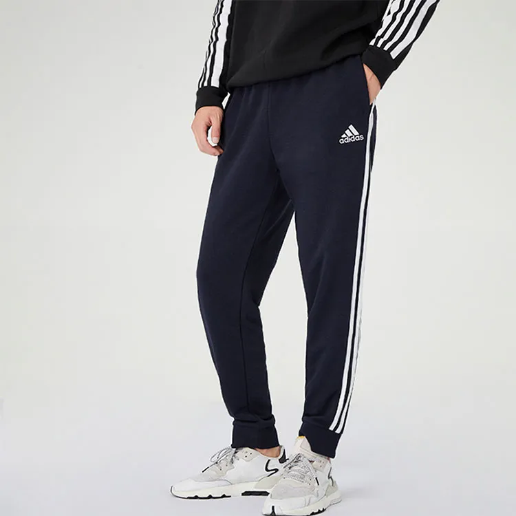 Adidas Knitted Sweatpants Men's Blue Black-1