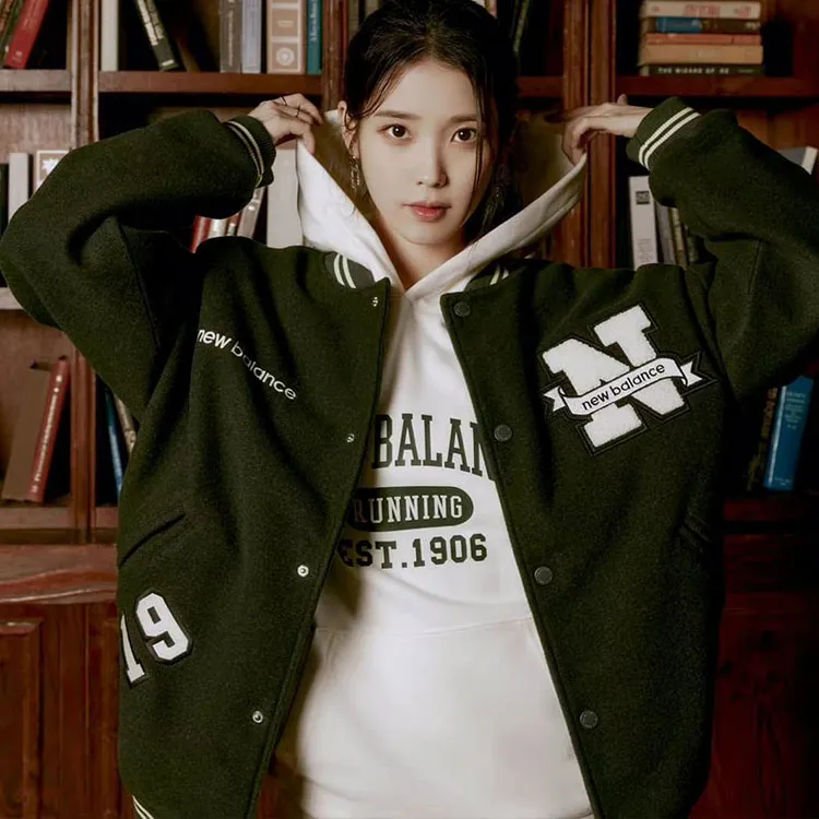 New Balance Sweatshirt Fall And Winter Unisex Ecru-10