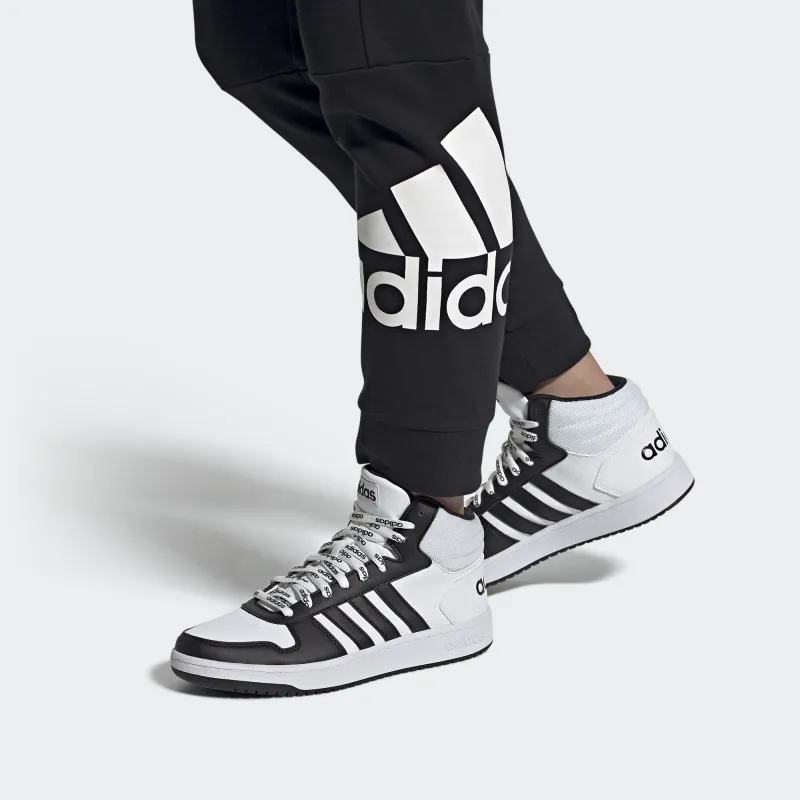 Adidas Neo Hoops 2.0 Mid 'White Black'-6