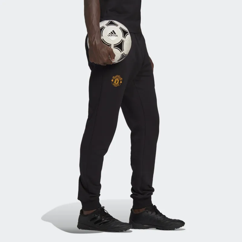 Adidas MANCHESTER UNITED THEATRE OF DREAMS Knitted Sweatpants Men Black-3