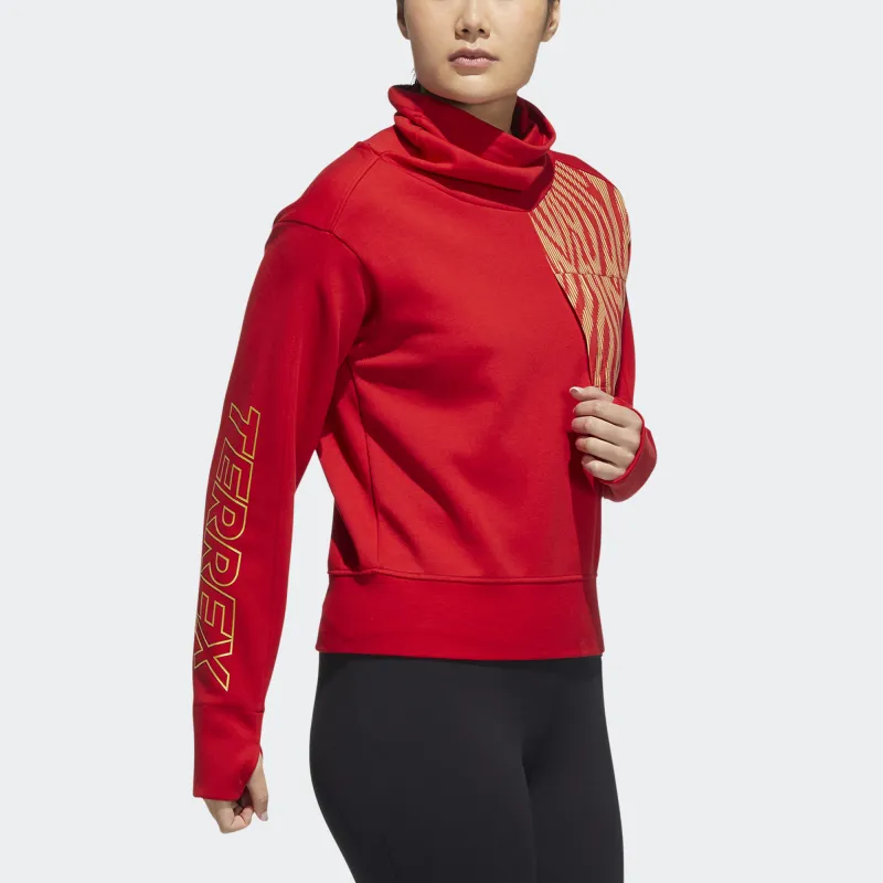 Adidas Terrex Sweatshirts Women's Red-3
