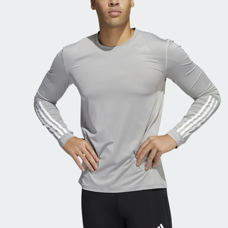 Adidas T-Shirts Men Gray-1