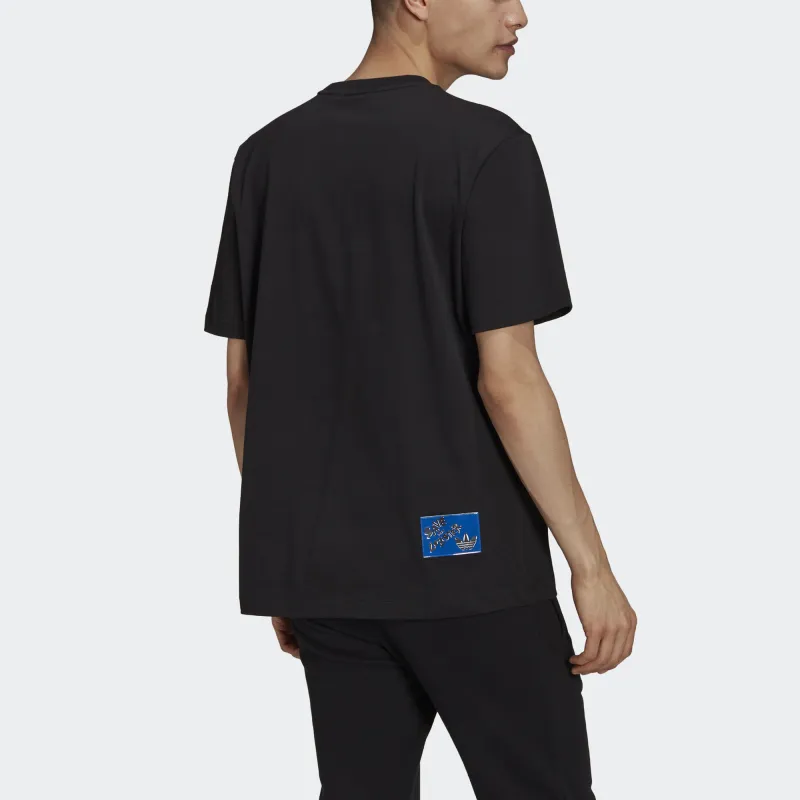 Adidas Originals T Shirt Men's Black-3