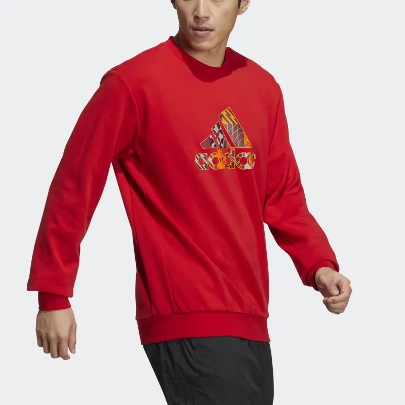 Adidas CNY Sweatshirts Men Red-3