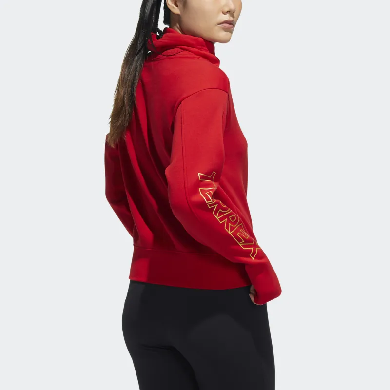 Adidas Terrex Sweatshirts Women's Red-2