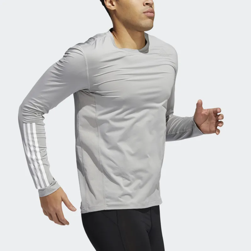 Adidas T-Shirts Men Gray-3