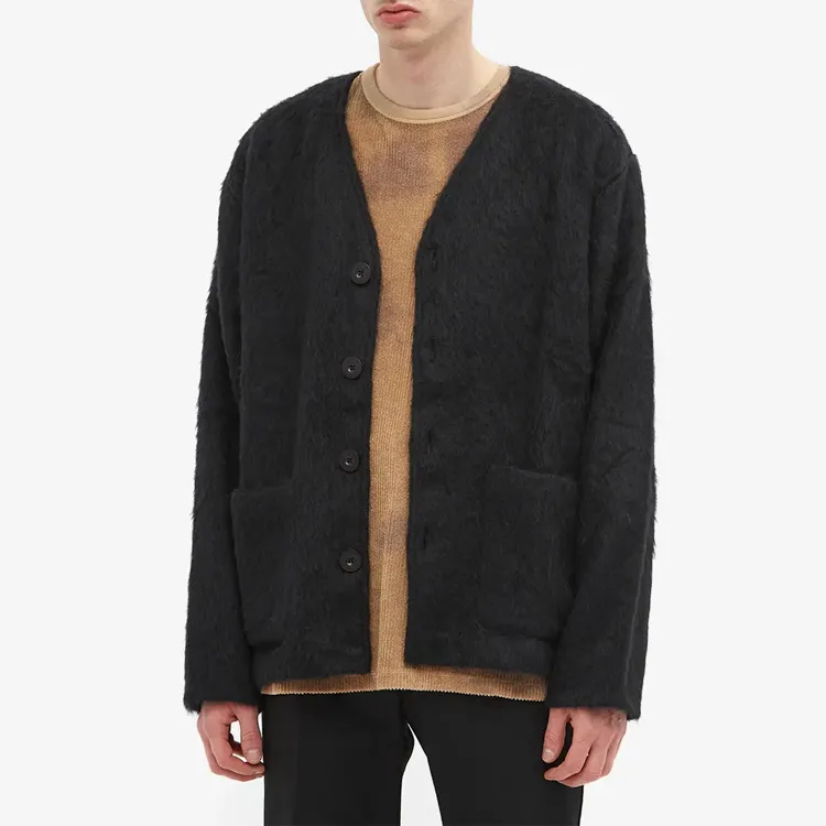 OUR LEGACY Faux fur Button up Cardigan-3