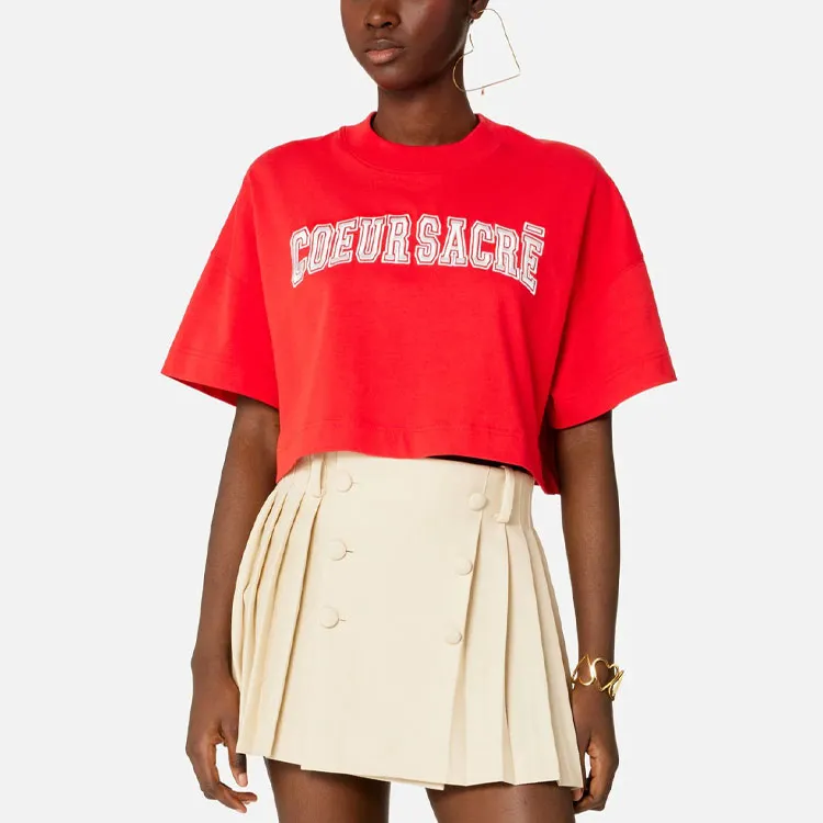 AMIPARIS SS23 T Shirt Women's Red-2