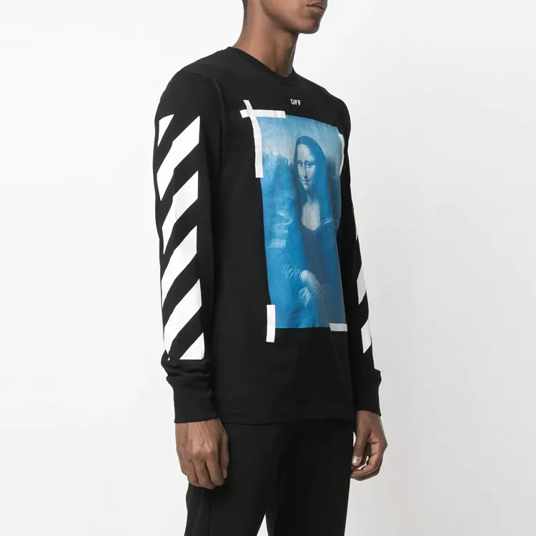 OFF WHITE Mona Lisa Long Sleeve T Shirt-3