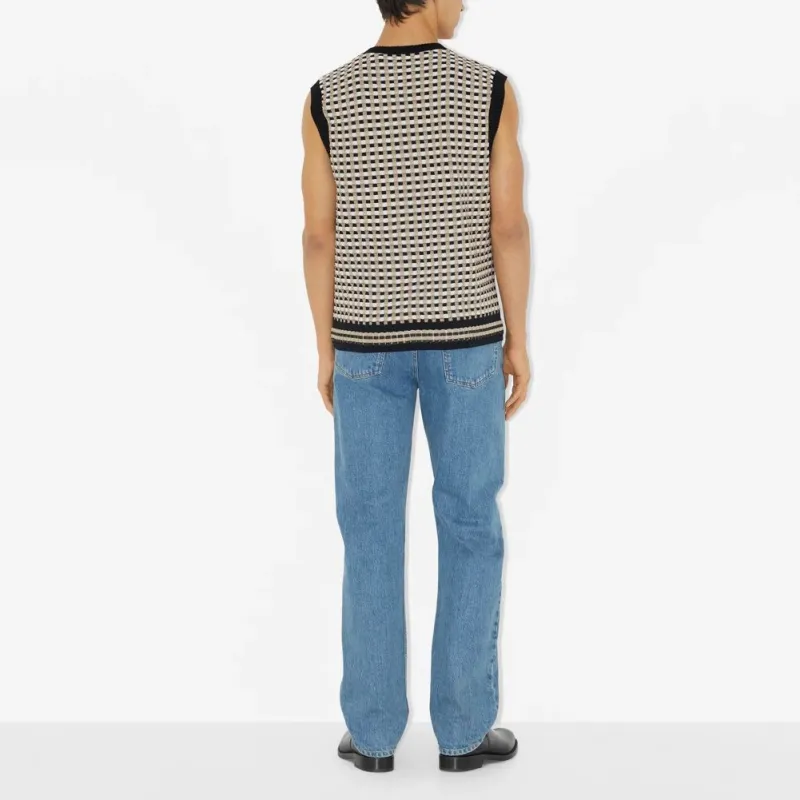 Burberry Tank Tops Men Beige-2