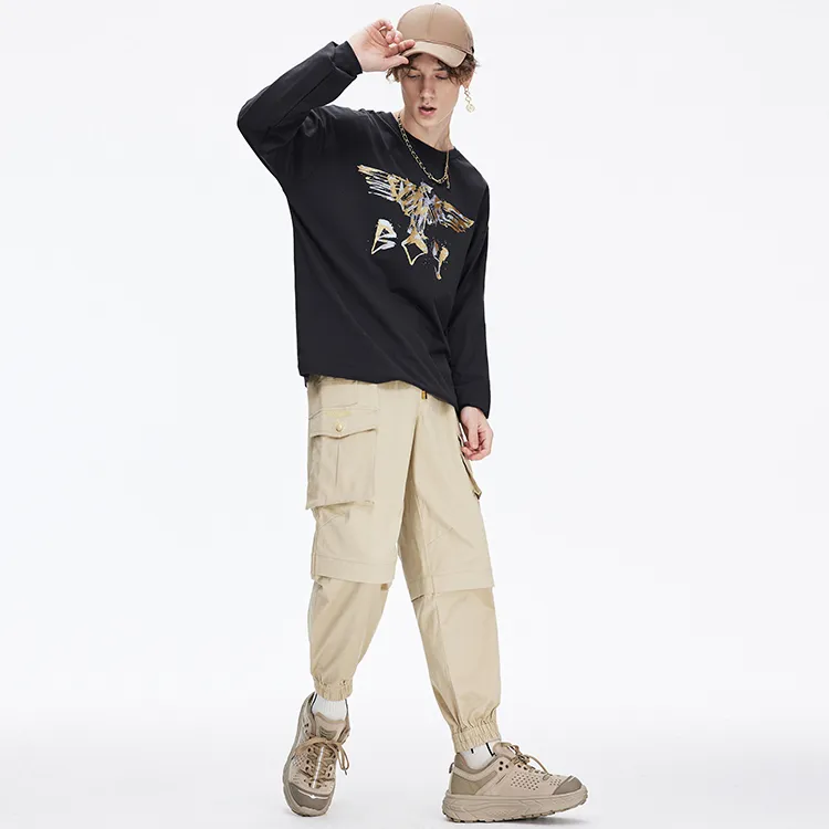 Boy London FW21 Straight Long Sleeved T Shirt Unisex Gray-2