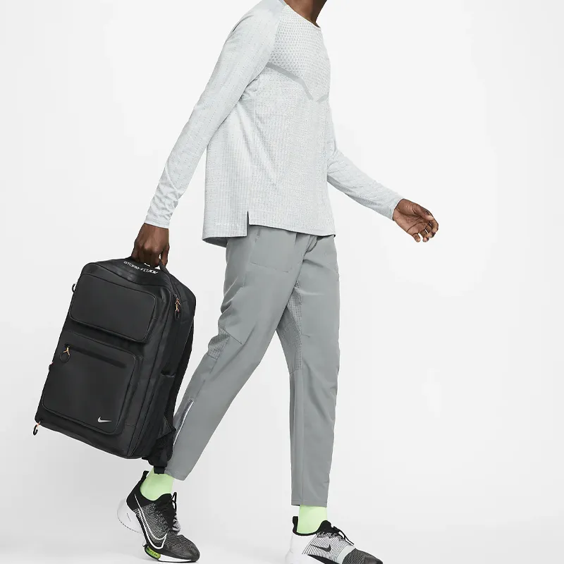 Nike Polyester Backpack Regular Unisex Black-6