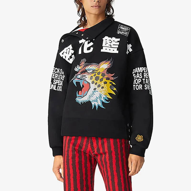 KENZO SS21 Sweatshirt Women's Black-3