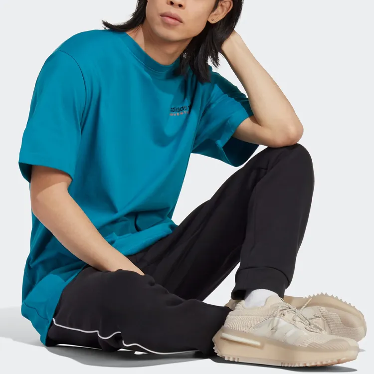 Adidas Originals T Shirt Men's Water Duck Green-3