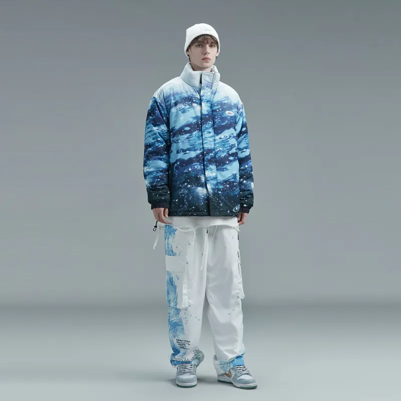 Guuka Puffer Jacket Unisex Blue-3